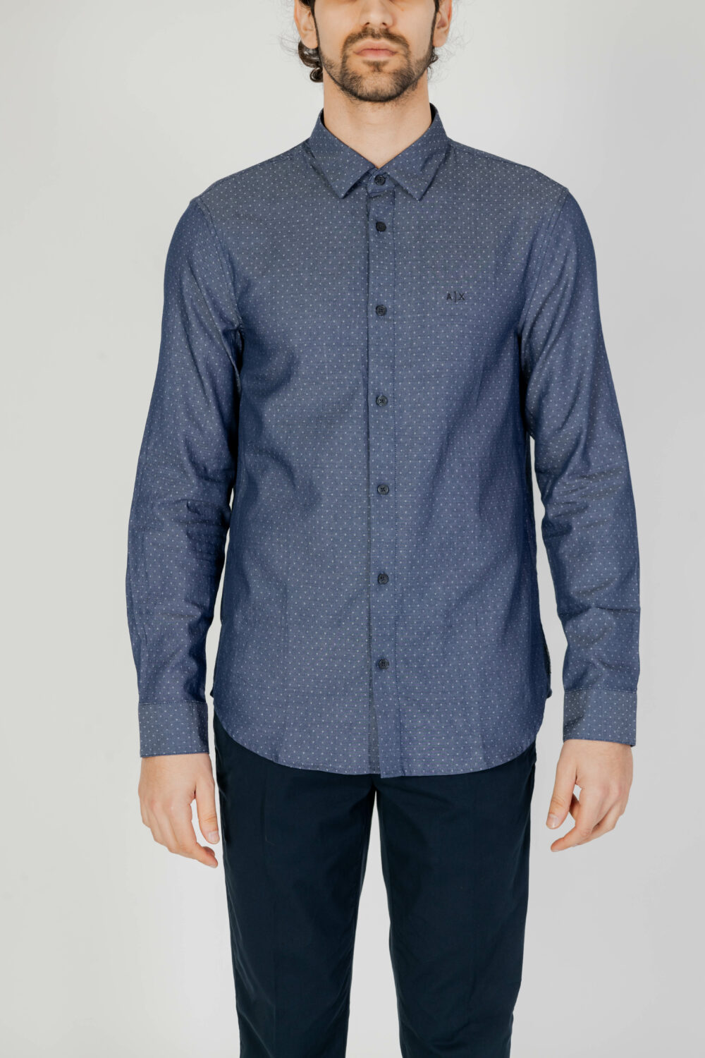 Camicia manica lunga Armani Exchange Blu - Foto 6