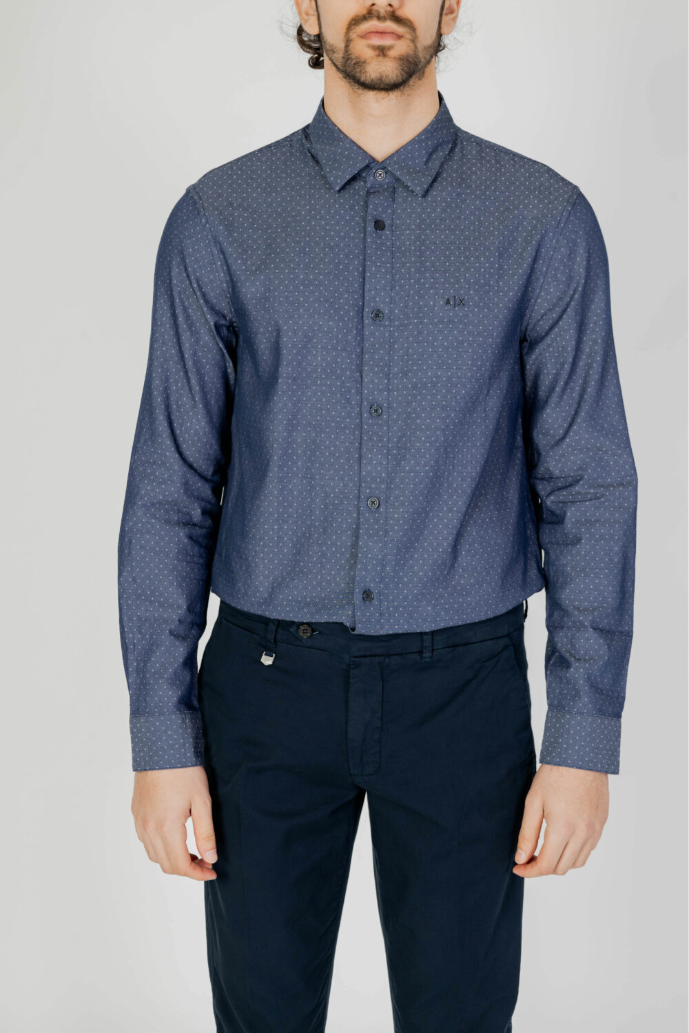 Camicia manica lunga Armani Exchange Blu - Foto 7