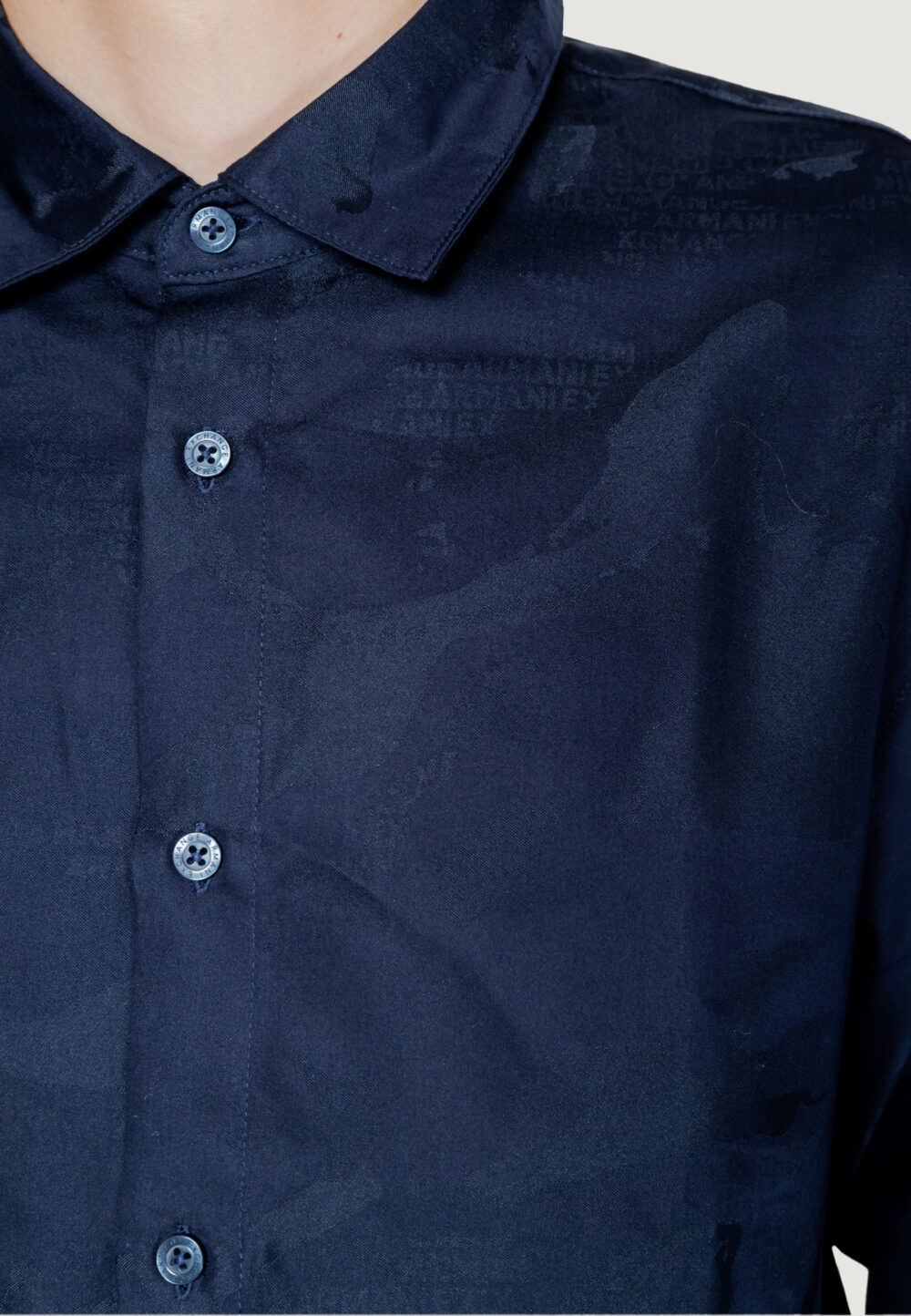 Camicia manica lunga Armani Exchange Blu - Foto 4