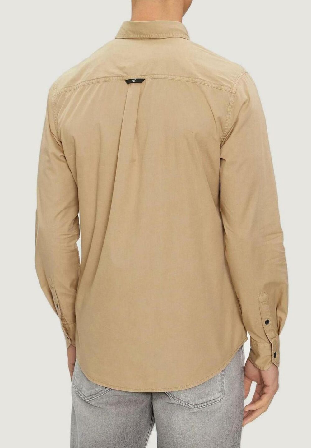 Camicia manica lunga Calvin Klein Jeans Beige scuro - Foto 3