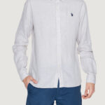 Camicia manica lunga U.S. Polo Assn. cale Beige chiaro - Foto 1