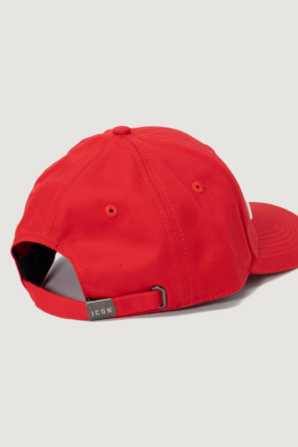 Cappello con visiera Icon Rosso - Foto 4