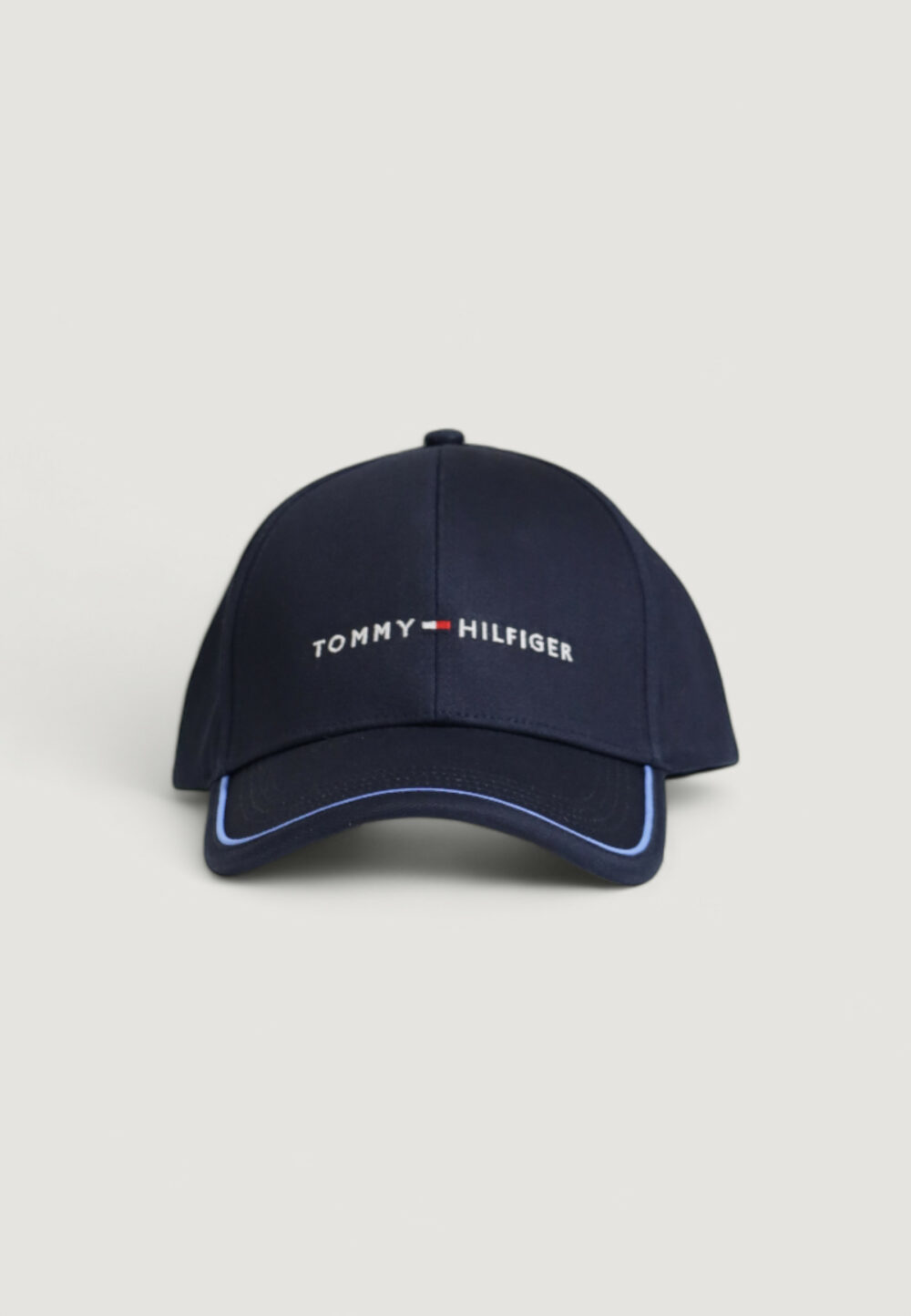 Cappello con visiera Tommy Hilfiger skyline cotton 6 panel Blu - Foto 1