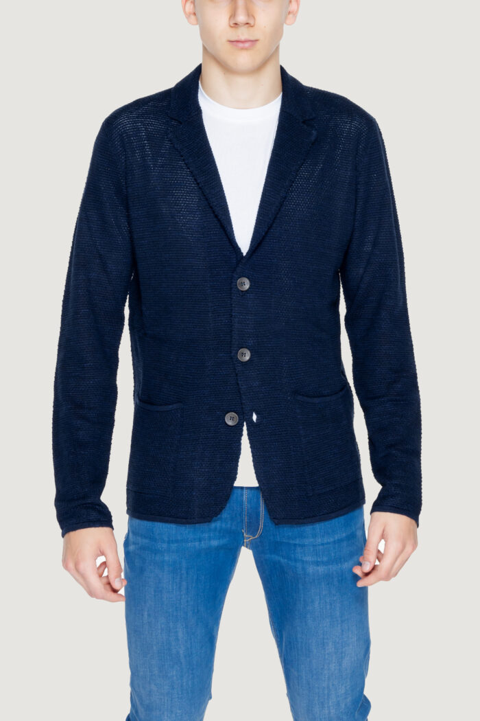 Cardigan HAMAKI-HO  Blue scuro