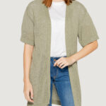 Cardigan Jacqueline de Yong jdyshine life l/s open kimono knt Verde Scuro - Foto 1