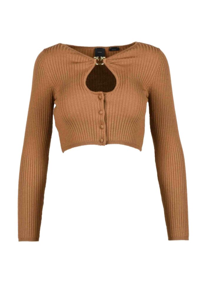 Cardigan Pinko  Marrone