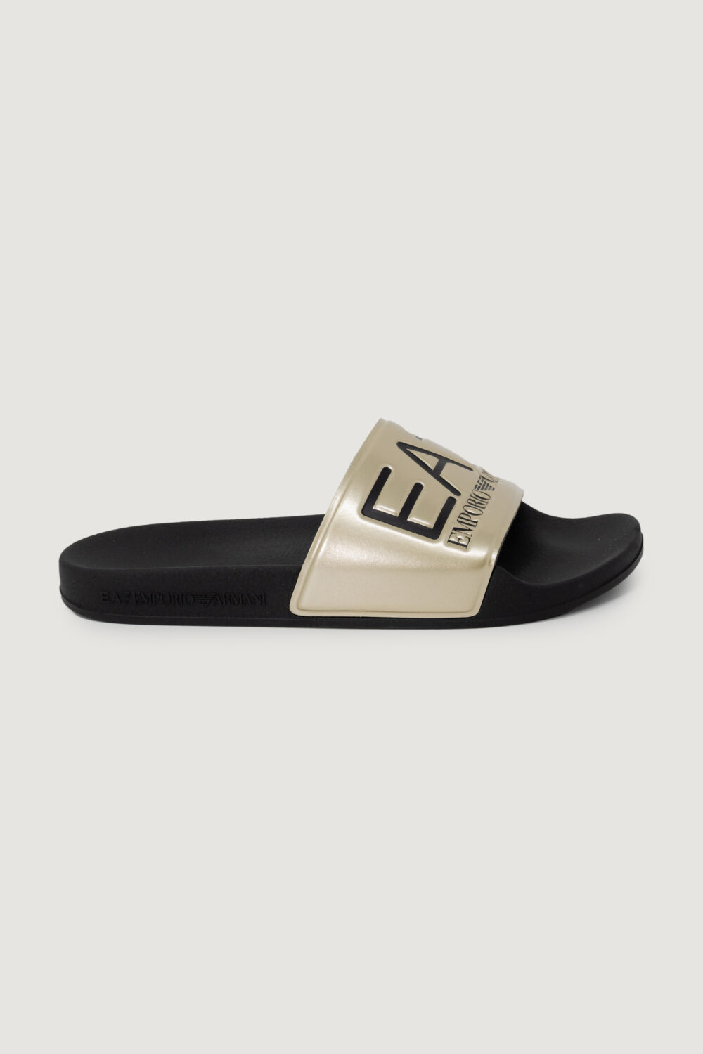 Ciabatte con fascia EA7 unisex Black gold - Foto 1