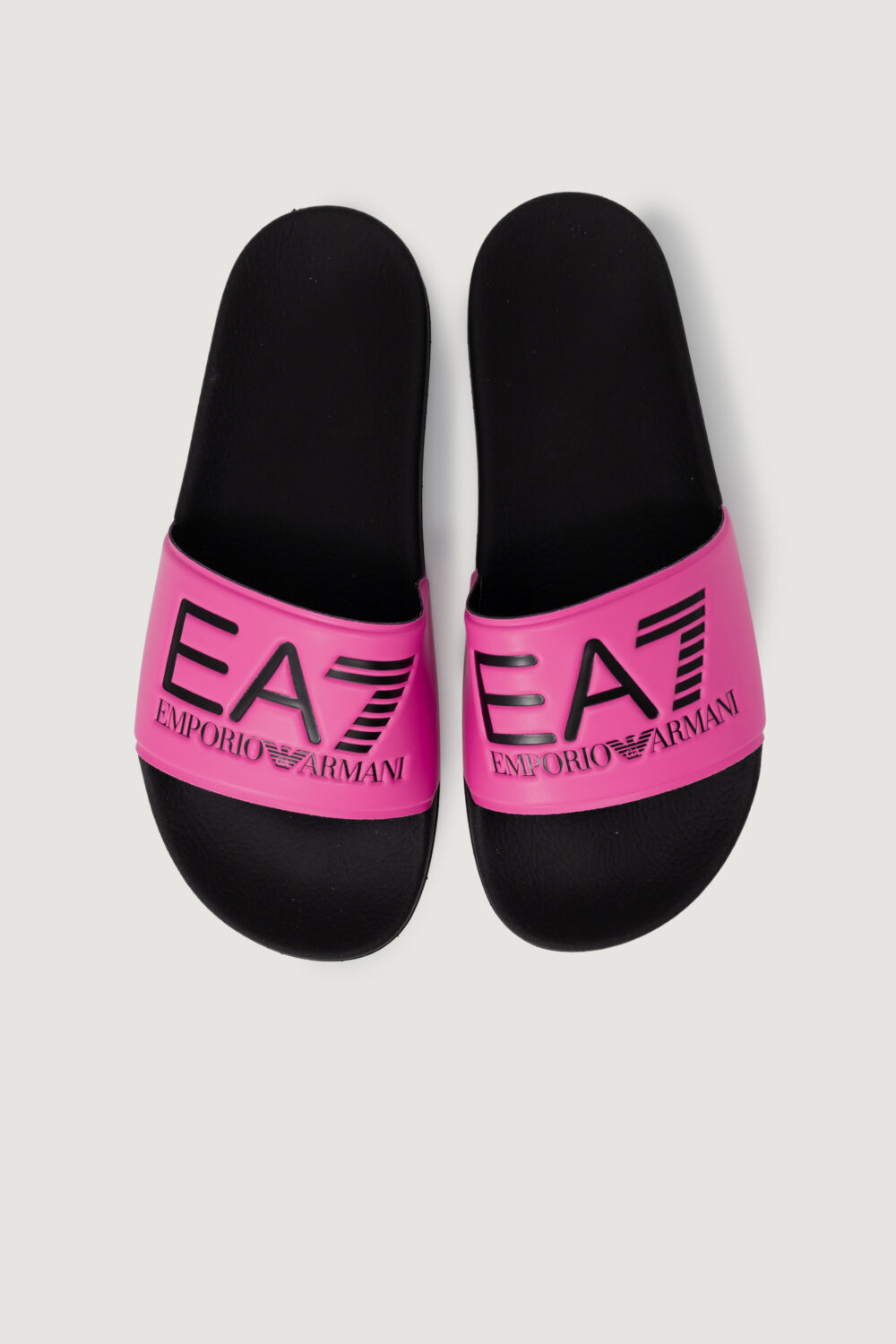 Ciabatte con fascia EA7 unisex Rosa Fluo - Foto 6