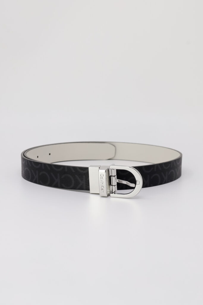 Cinta Calvin Klein ck must rd buckle rev 2.5 belt k60k609981 Nero