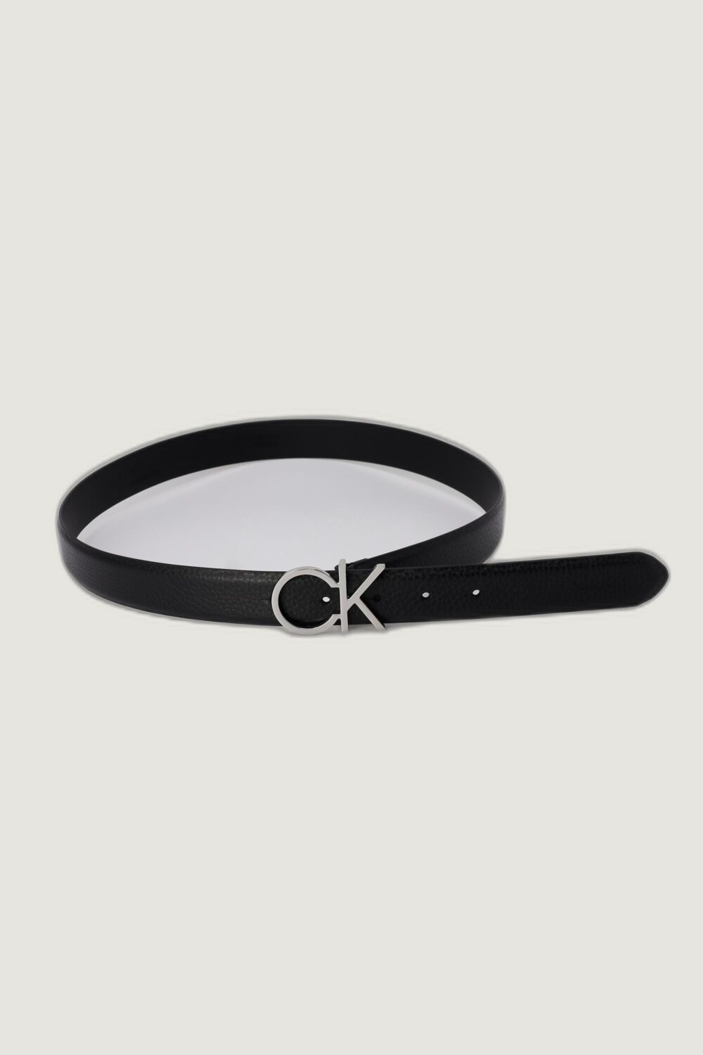 Cinta Calvin Klein logo 3.0 pebble Nero - Foto 1