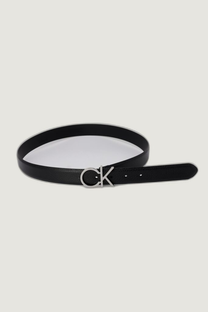 Cinta Calvin Klein logo 3.0 pebble Nero