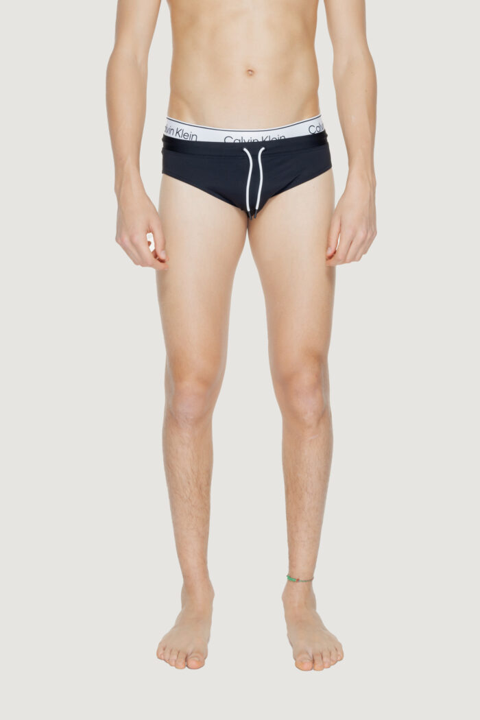 Costume da bagno Calvin Klein brief double wb Nero