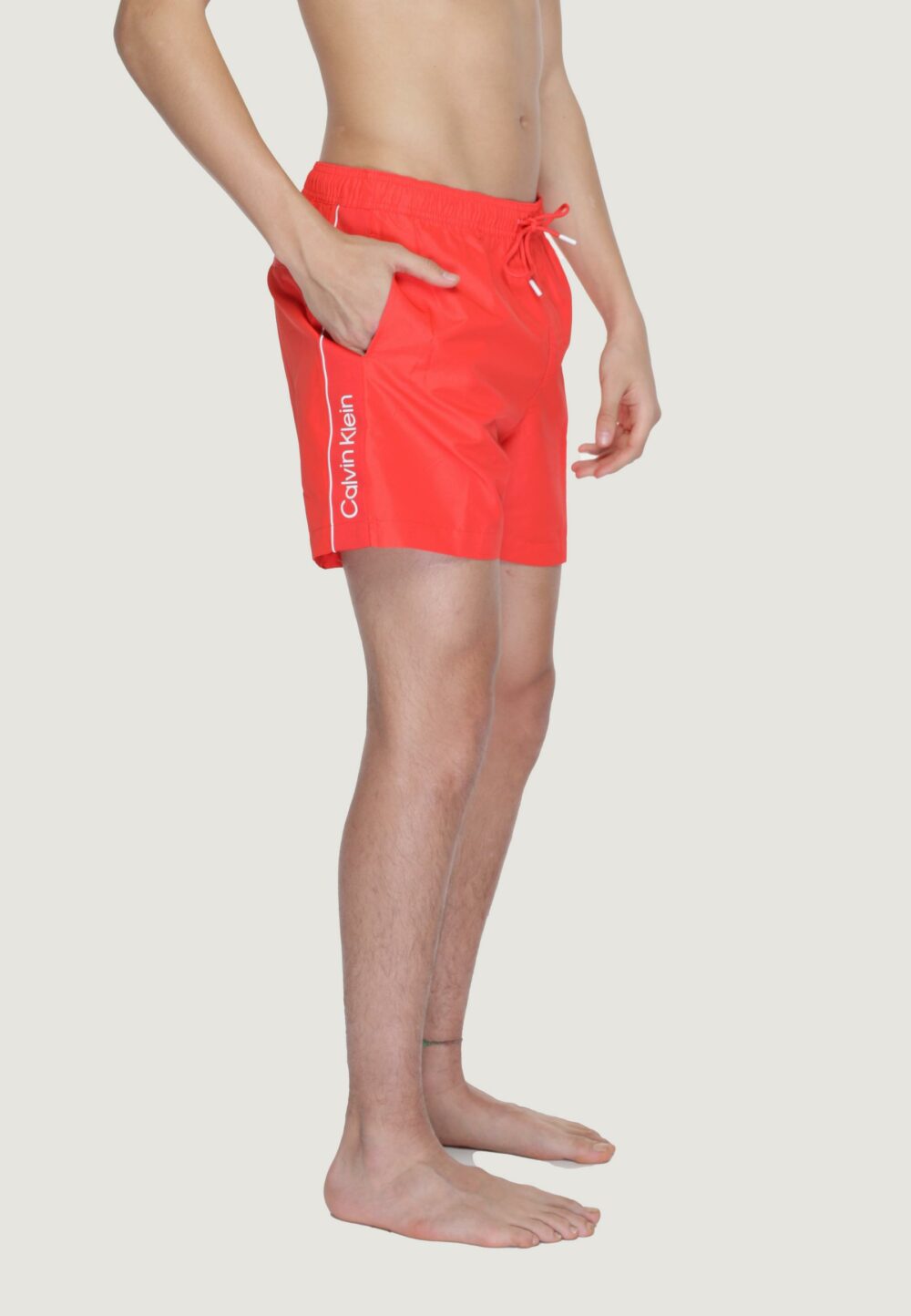 Costume da bagno Calvin Klein medium drawstring Rosso - Foto 5