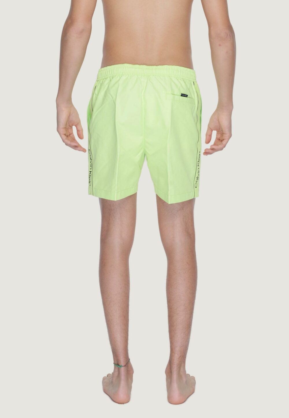 Costume da bagno Calvin Klein medium drawstring VERDE FLUO - Foto 2