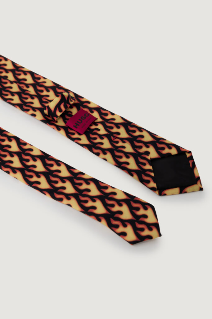 Cravatta Hugo tie cm 6 10257301 01 Arancione