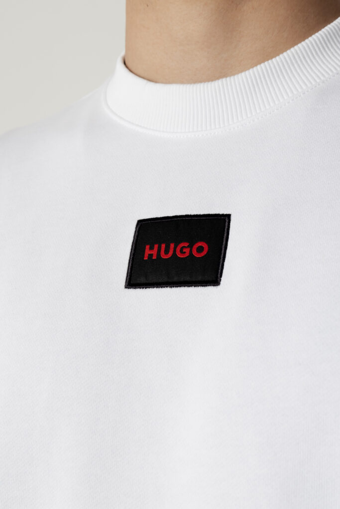 Felpa senza cappuccio Hugo jersey diragol212 Bianco