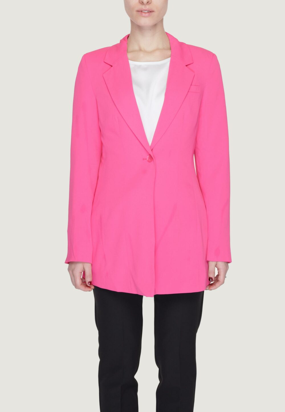 Giacca Vero Moda vmcharity ls long slim Fuxia - Foto 1