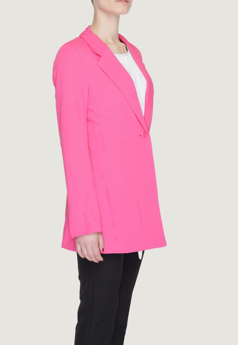 Giacca Vero Moda vmcharity ls long slim Fuxia - Foto 4