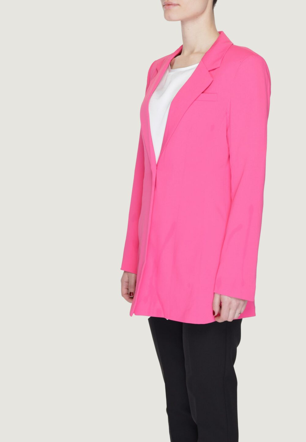 Giacca Vero Moda vmcharity ls long slim Fuxia - Foto 5