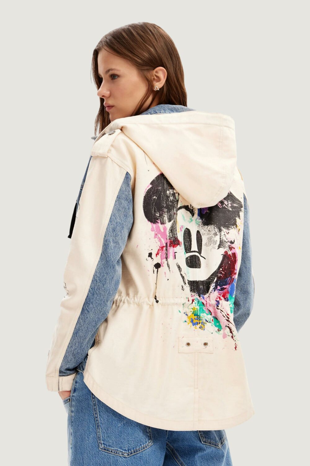 Giacchetto Desigual mickey art Denim - Foto 4