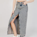 Gonna lunga Calvin Klein Jeans front split maxi Denim - Foto 1