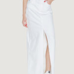 Gonna lunga Tommy Hilfiger Jeans claire hgh maxi Bianco - Foto 1