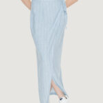 Gonna lunga Vero Moda vmmindy hw long wrap pin linen Blu Chiaro - Foto 1