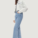 Jeans larghi Calvin Klein Jeans high rise straigh Denim chiaro - Foto 1