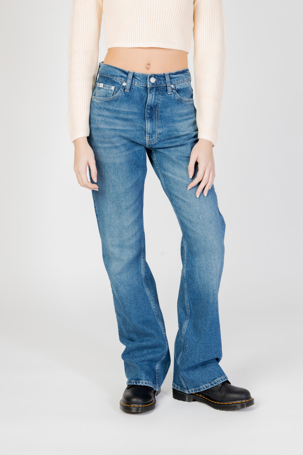 Jeans mom Calvin Klein Jeans authentic bootcut Denim - Foto 1