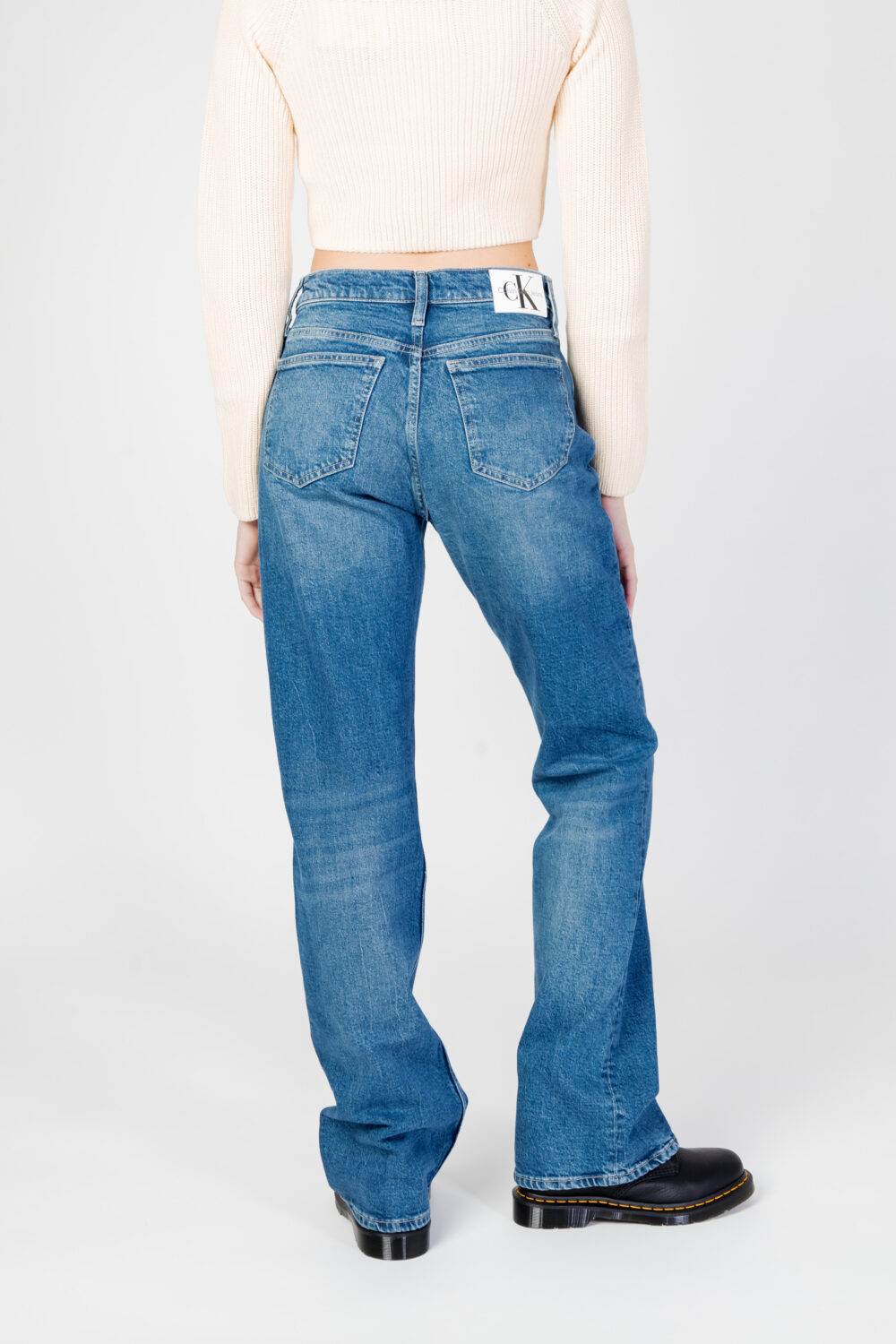 Jeans mom Calvin Klein Jeans authentic bootcut Denim - Foto 3