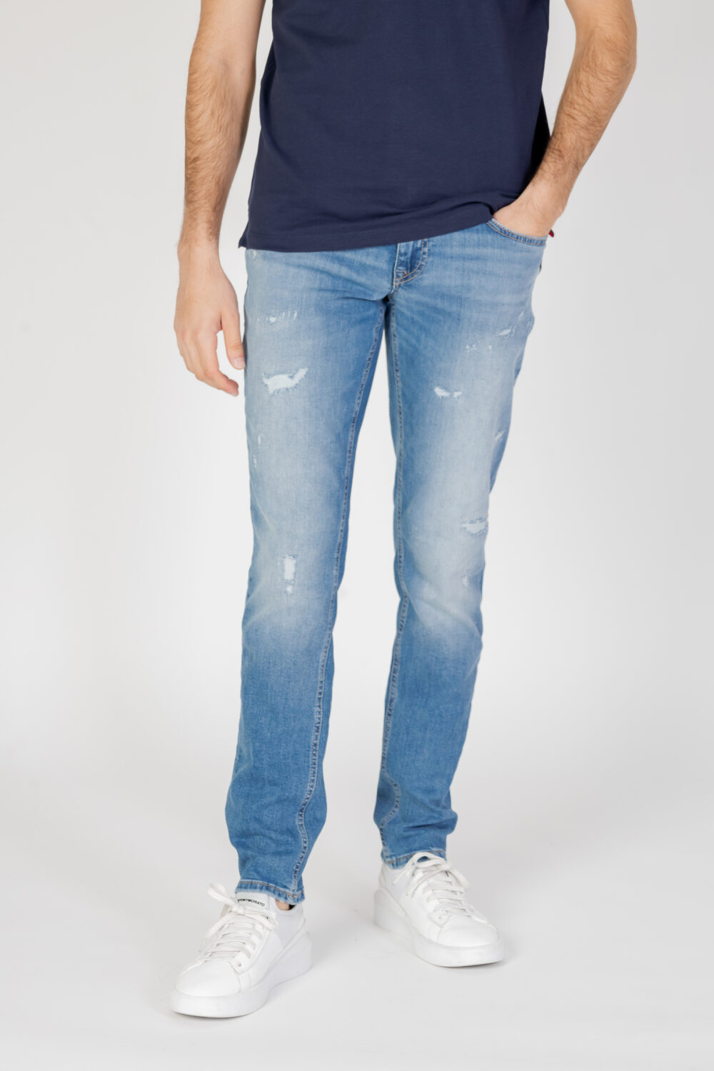 Jeans Tapered Antony Morato ozzy Denim chiaro - Foto 6