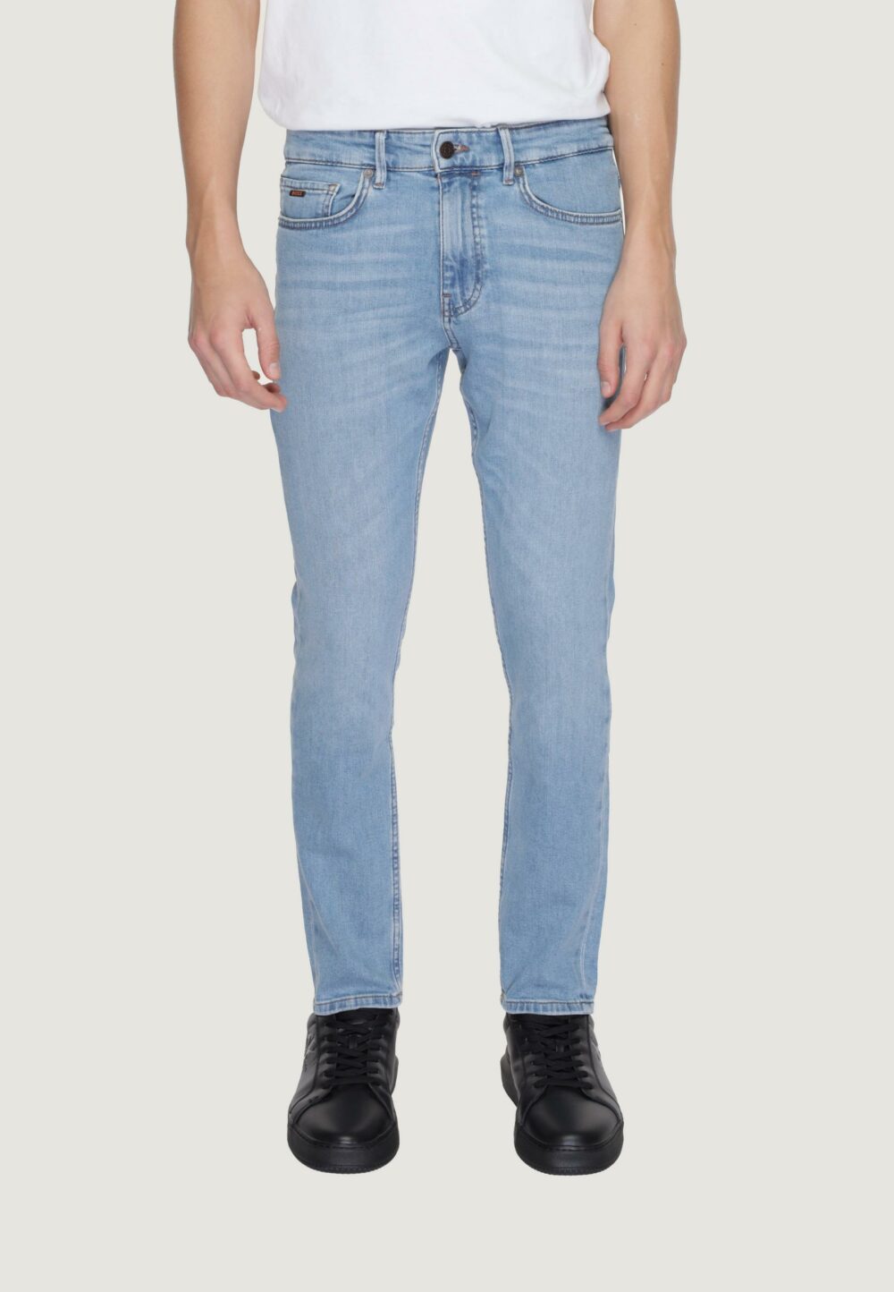 Jeans Tapered Boss delano bc-c 10253228 02 Denim chiaro - Foto 1