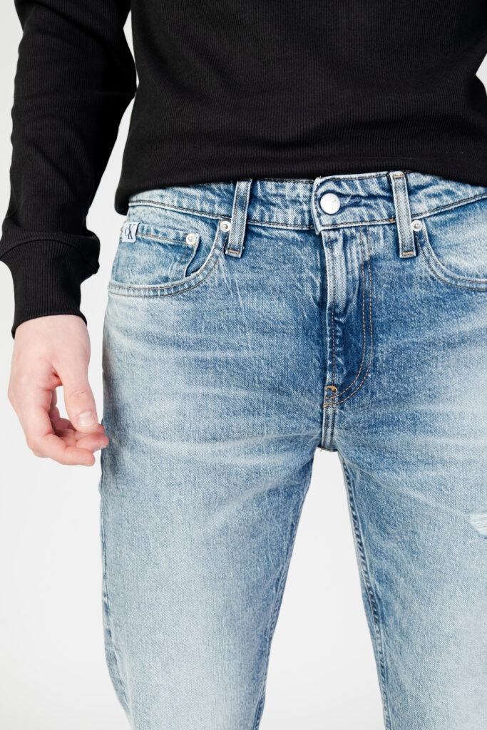 Jeans Tapered Calvin Klein Jeans slim Denim chiaro