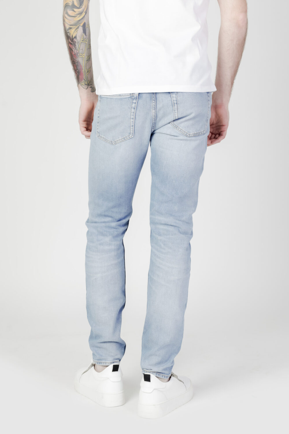 Jeans Tapered Calvin Klein Jeans taper Denim chiaro - Foto 3