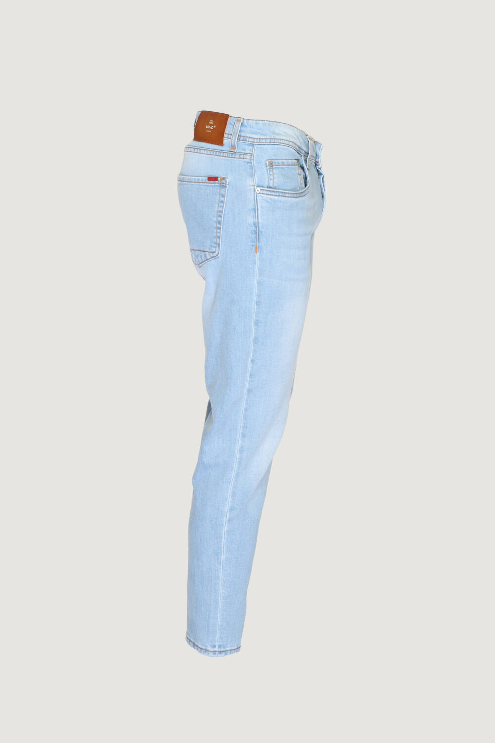 Jeans Tapered Liu-Jo stretch fredlt Denim chiaro - Foto 3