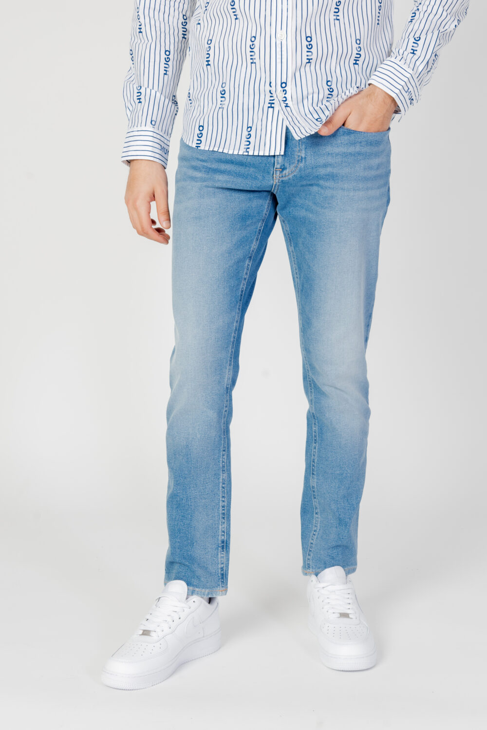 Jeans Tapered Tommy Hilfiger Jeans austin tprd ah1 Denim chiaro - Foto 1