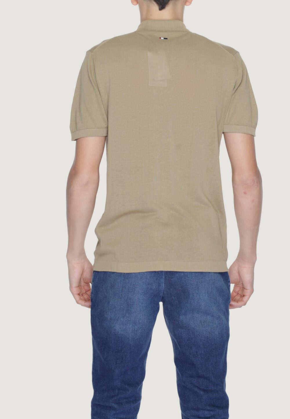 Maglia in filo manica corta U.S. Polo Assn. wail Beige scuro - Foto 2