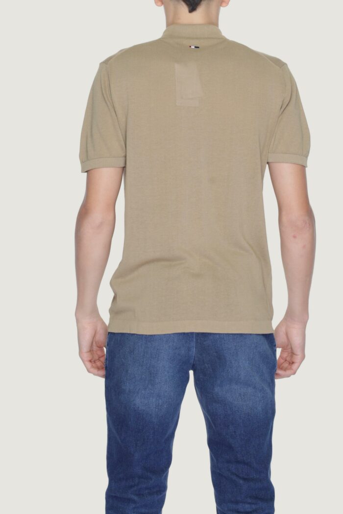 Maglia in filo manica corta U.S. Polo Assn. wail Beige scuro