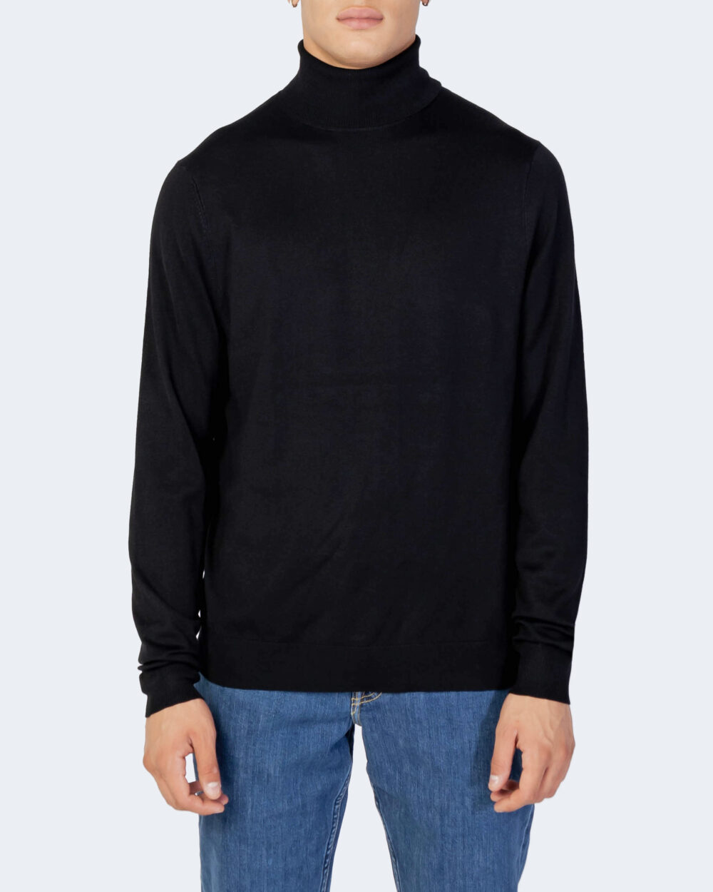 Dolcevita Only & Sons onswyler life roll neck knit noos Nero - Foto 4