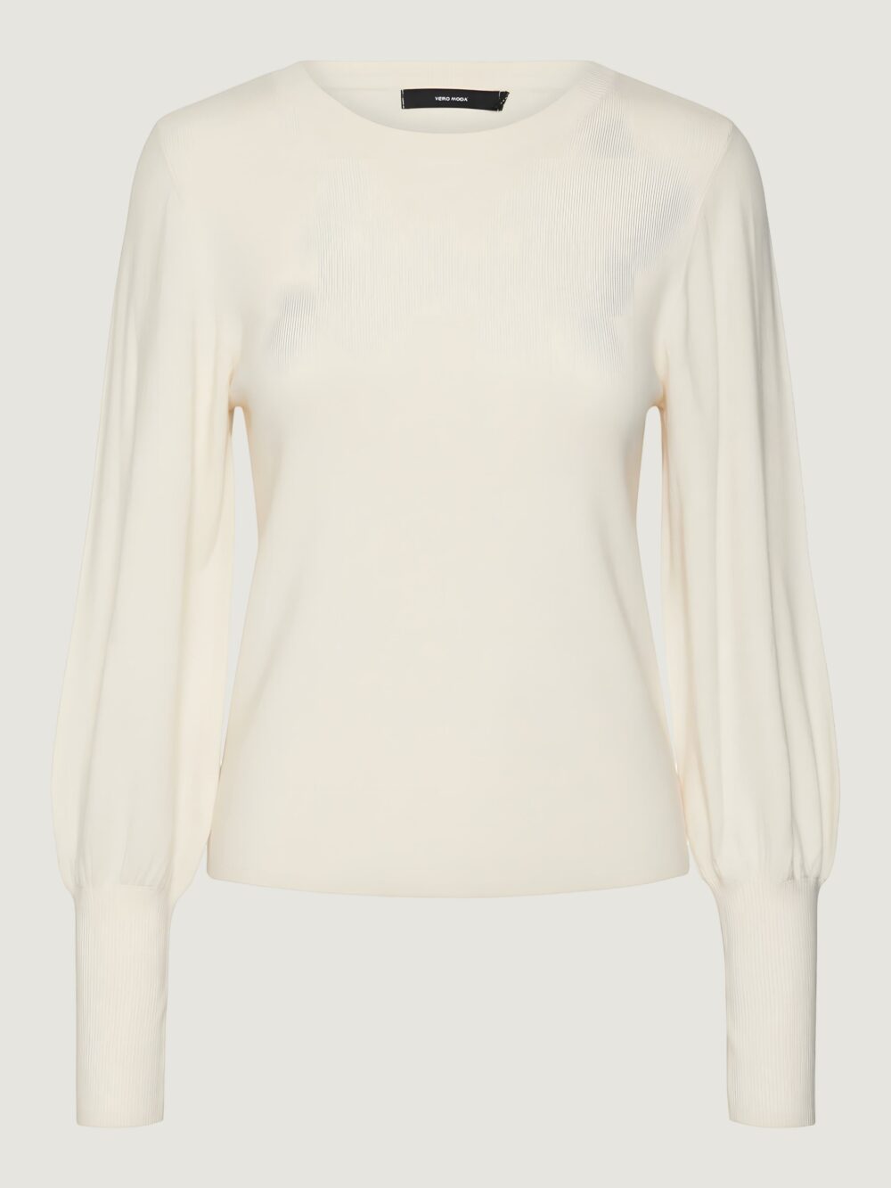 Maglia Vero Moda vmhollykarispuff ls o-neck ga boo Beige - Foto 5