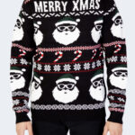 Maglione Only & Sons onsxmas santa jaq reg crew knit 3994 Nero - Foto 1