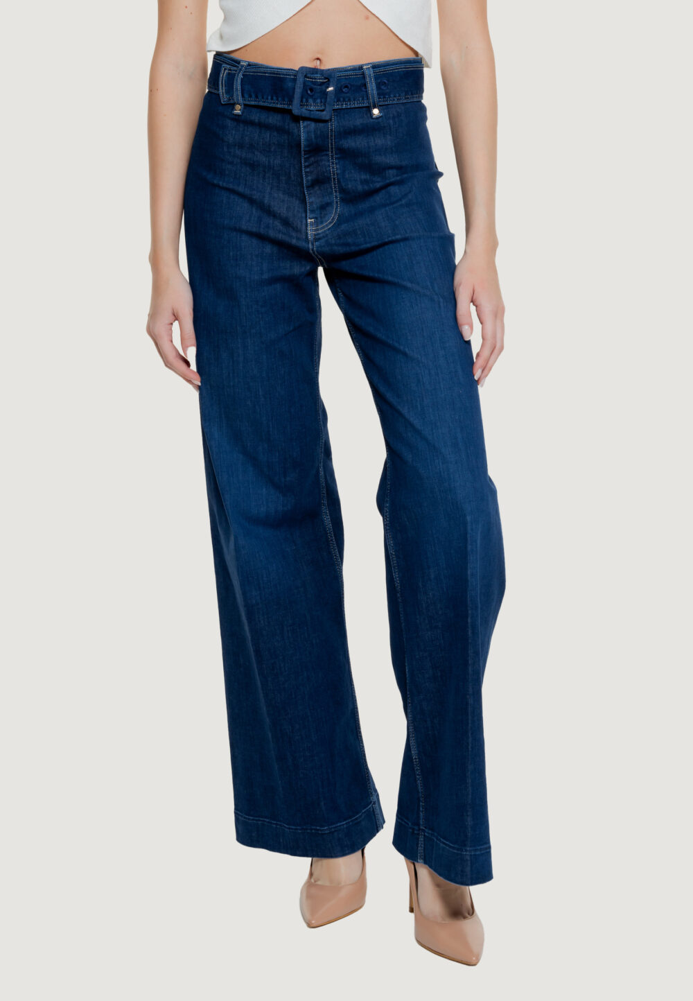 Jeans bootcut Guess dakota seamless Denim scuro - Foto 1