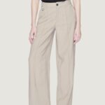 Pantaloni a palazzo Only onlaris life hw wide tlr Beige - Foto 1