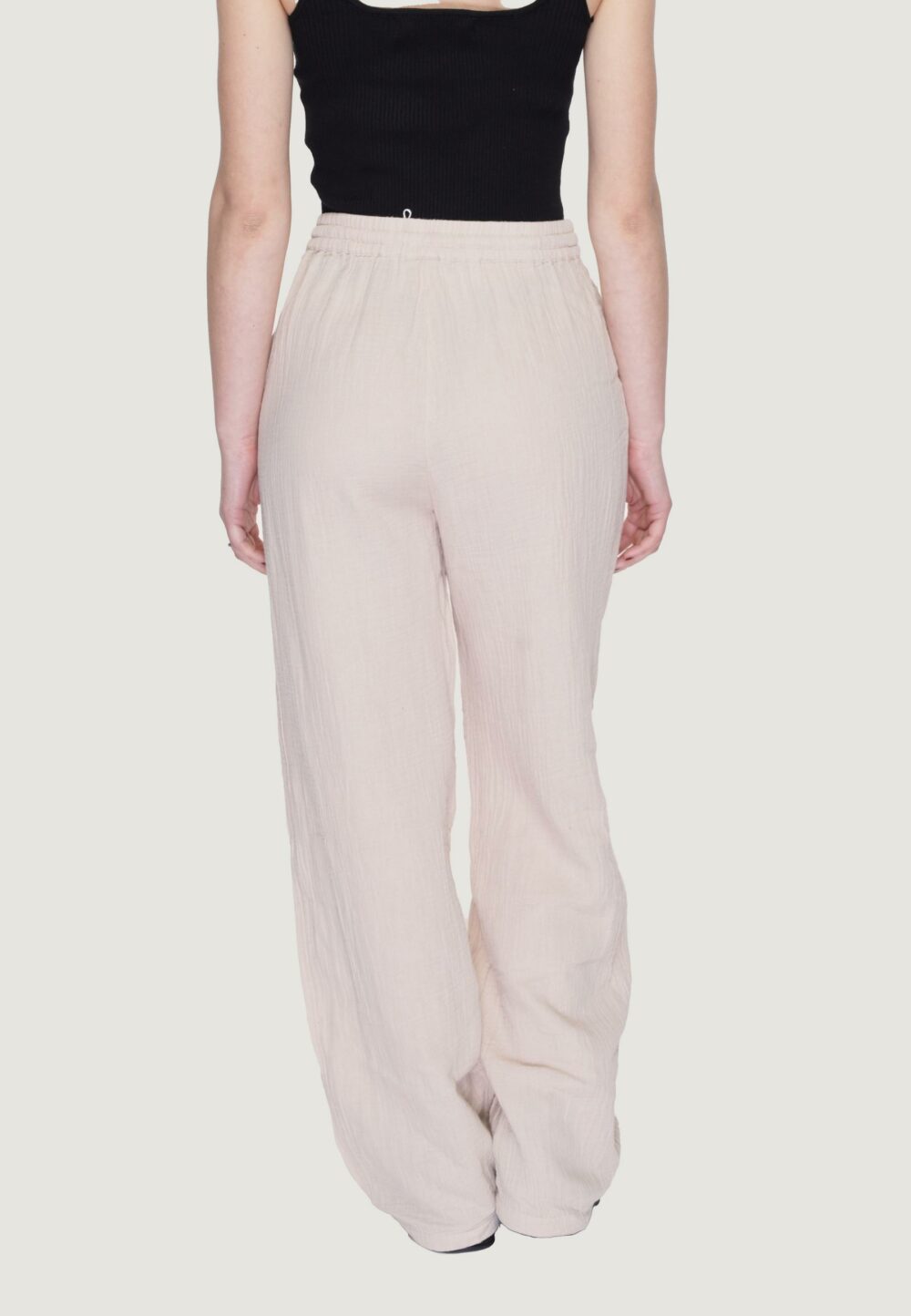 Pantaloni a palazzo Only onlthyra long noos wvn Beige - Foto 2