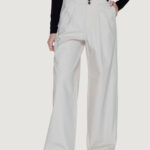 Pantaloni a palazzo Only onlettie hw pleat wide cc Beige chiaro - Foto 1