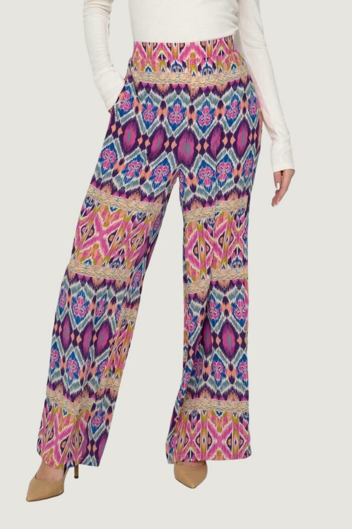 Pantaloni a palazzo Only onlalma life poly palazzo pant aop ptm Rosa