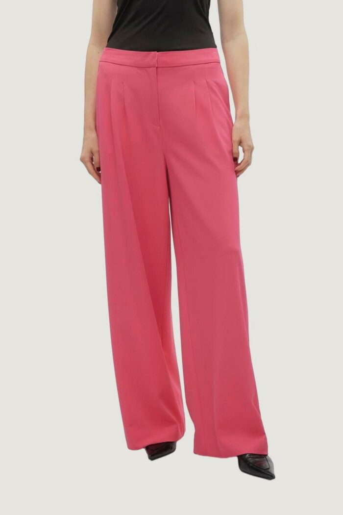 Pantaloni a palazzo Vero Moda vmcharity mw super wide adj waist Fuxia