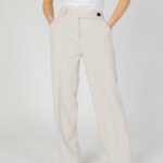 Pantaloni a sigaretta Only onlliv-carolina life hw str cc tlr Beige - Foto 1