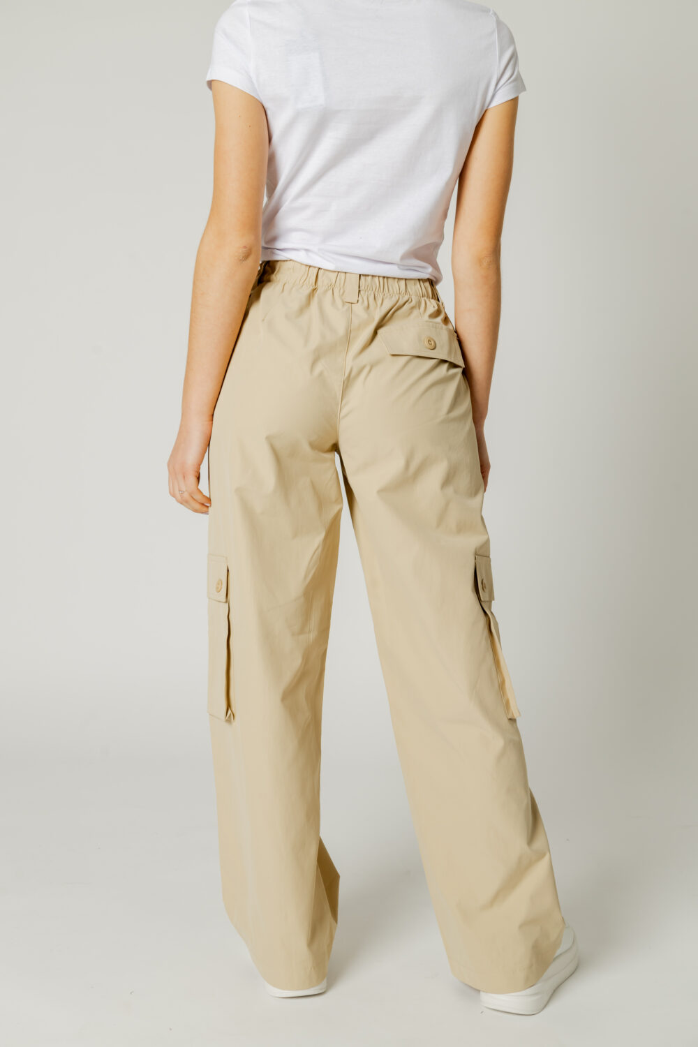 Pantaloni Only onlzely mw wide cargo Beige - Foto 6