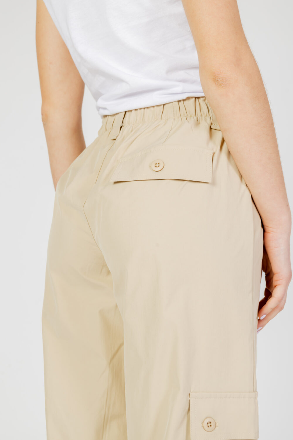 Pantaloni Only onlzely mw wide cargo Beige - Foto 7